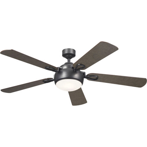 Humble 60 inch Anvil Iron with Distressed Antique Gray Blades Ceiling Fan