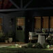 Hone 1 Light 18 inch Black Textured Outdoor Wall, Medium