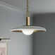 Kurio 1 Light White Pendant Ceiling Light