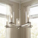 Crosby 5 Light 26.25 inch Brushed Nickel Chandelier 1 Tier Medium Ceiling Light, 1 Tier Medium