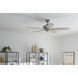 Renew Es 52 inch Brushed Stainless Steel with Silver Blades Ceiling Fan