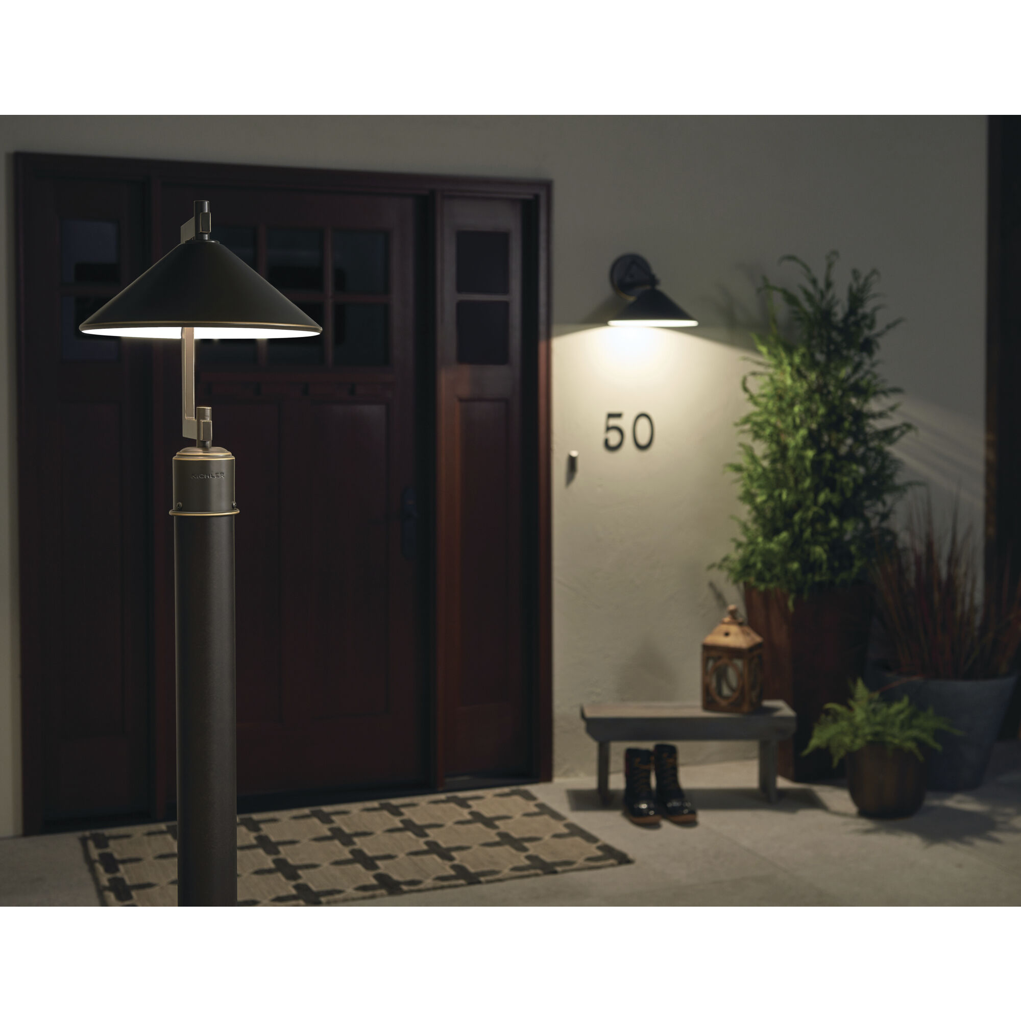 Ripley 1 Light 16 inch Olde Bronze Outdoor Post Lantern