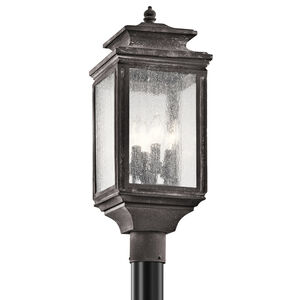 Wiscombe Park 4 Light 23 inch Weathered Zinc Outdoor Post Lantern