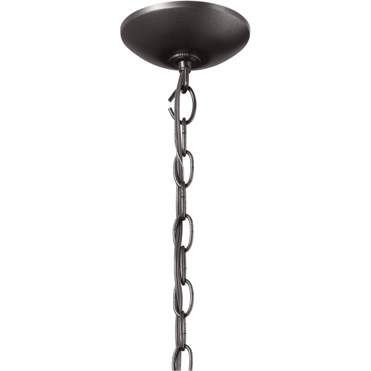 Homestead Dame 3 Light 13 inch Anvil Iron Pendant Ceiling Light, Dame