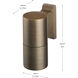LED Retrofit 1 Light 4.25 inch Centennial Brass Down Sconce