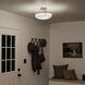 Alkire 3 Light 17 inch Brushed Nickel Semi Flush Light Ceiling Light