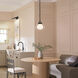 Nella 1 Light Black Pendant Ceiling Light