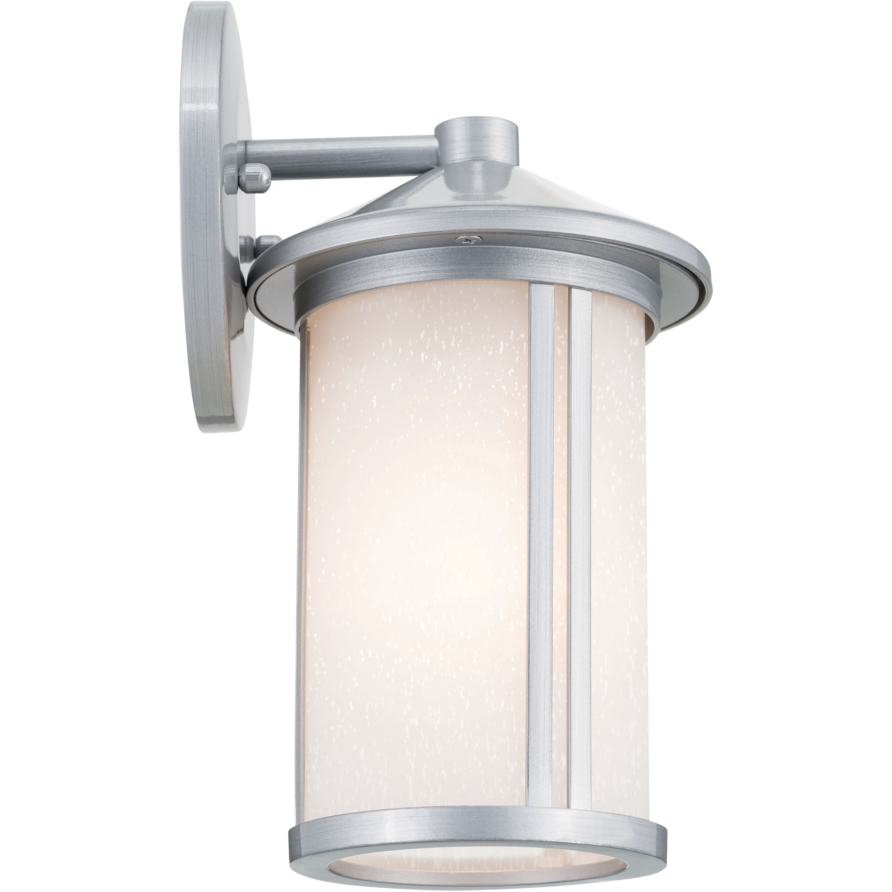 Lombard 1 Light 10.5 inch Brushed Aluminum Outdoor Wall Sconce, Small