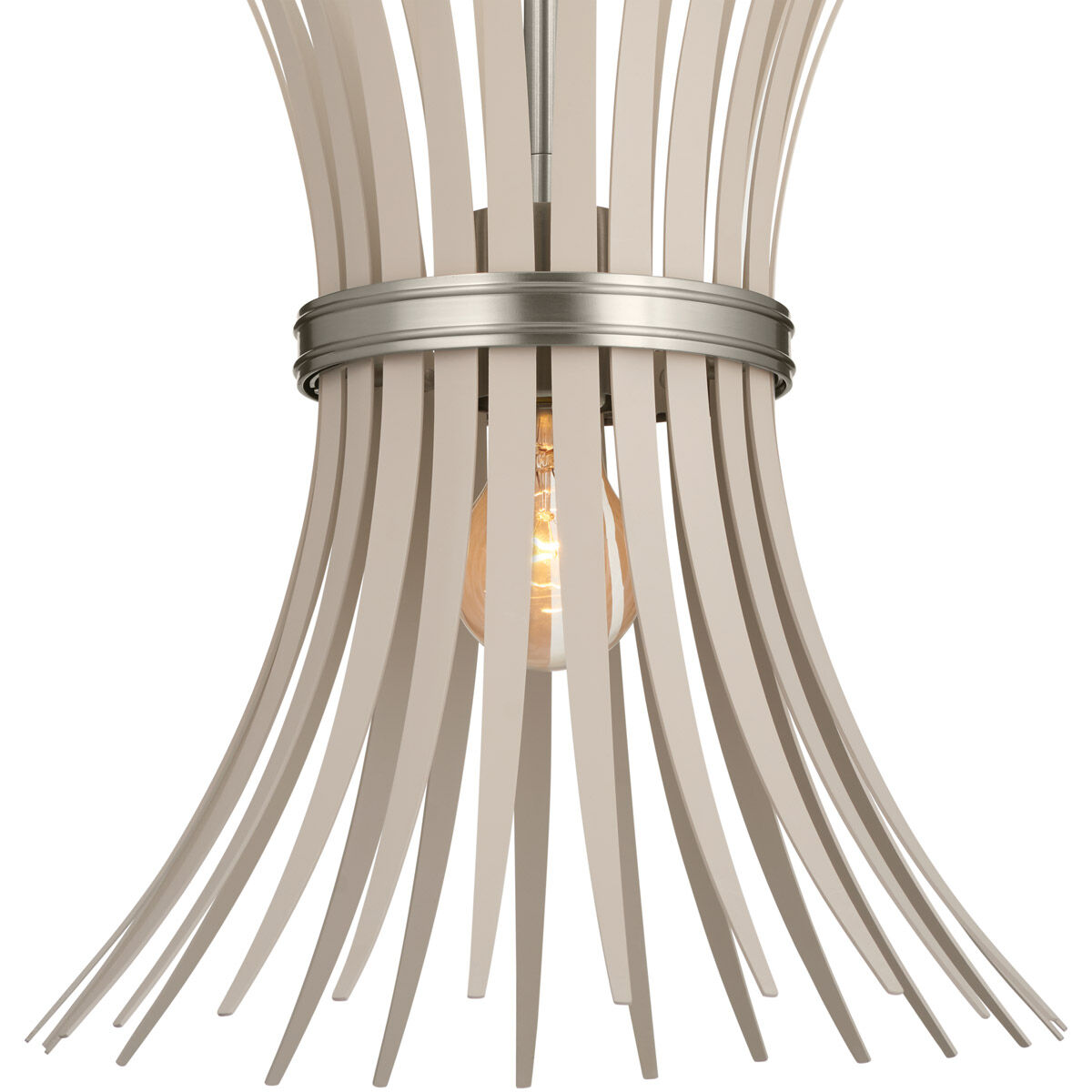 Homestead Baile 1 Light 13 inch Brushed Nickel Pendant Ceiling Light, Baile