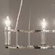 Rosalind 3 Light 19.5 inch Polished Nickel Chandelier Ceiling Light