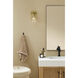Crosby 1 Light 4.5 inch Natural Brass Wall Sconce Wall Light