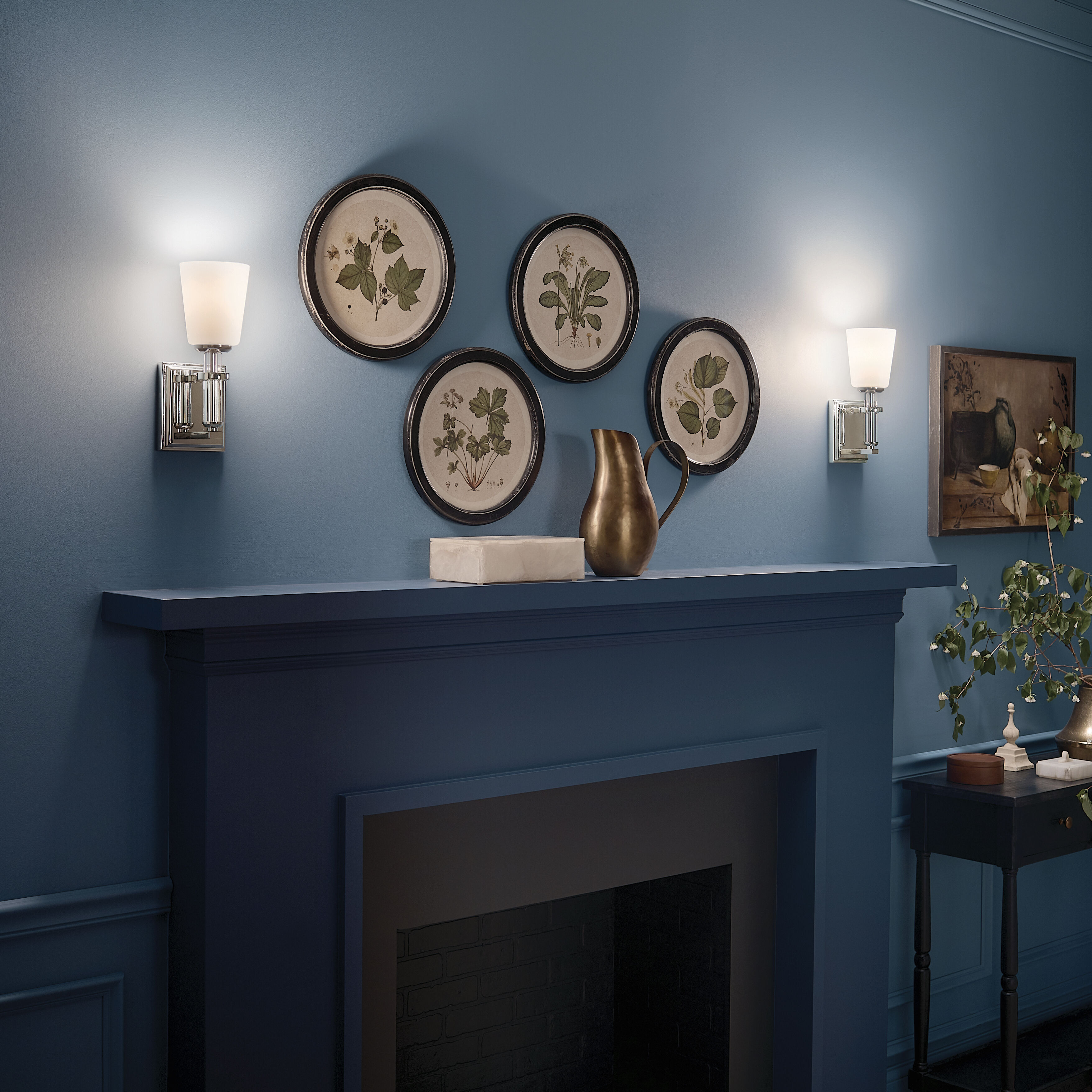 Rosalind 1 Light 5 inch Polished Nickel Wall Sconce Wall Light