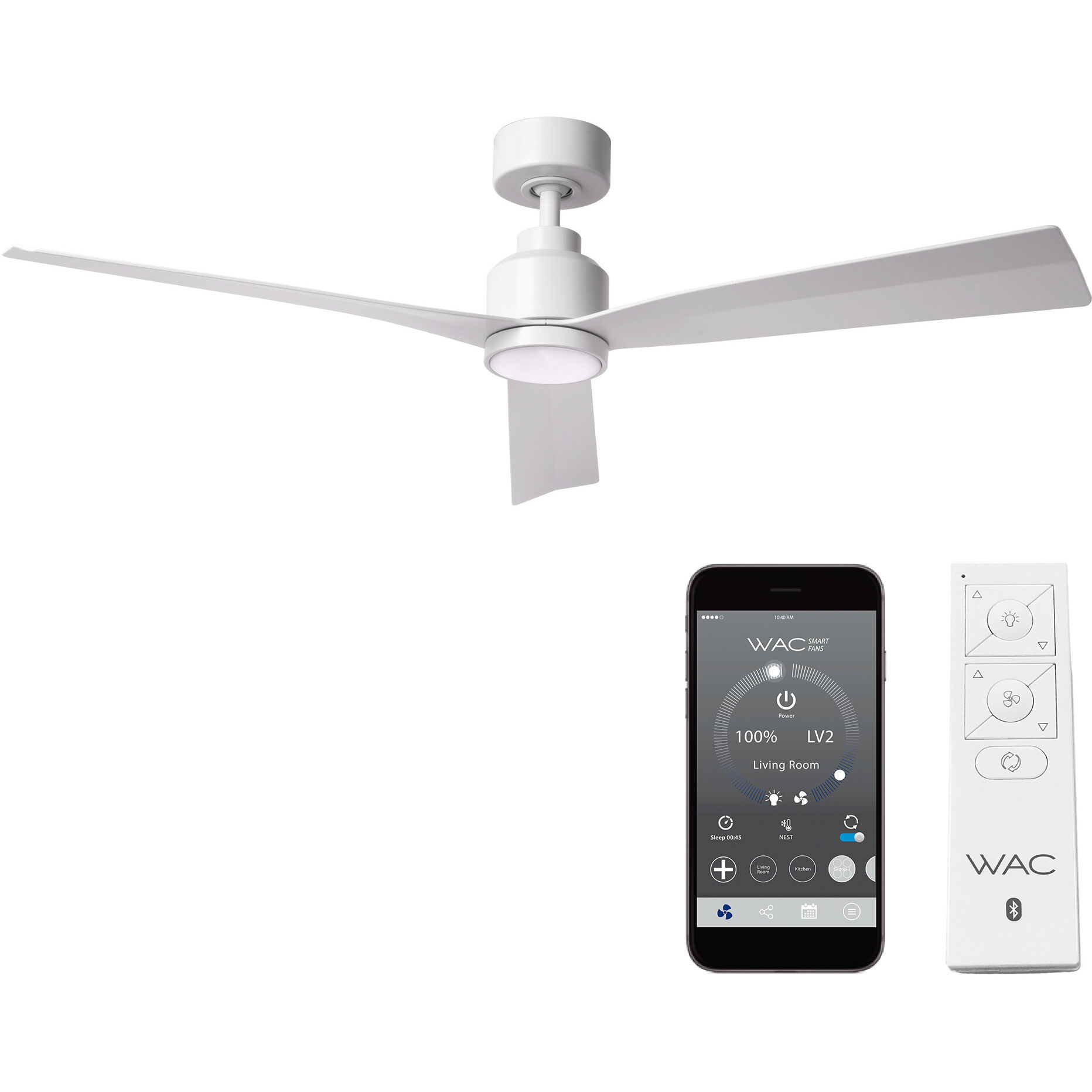 Clean 52.00 inch Indoor Ceiling Fan