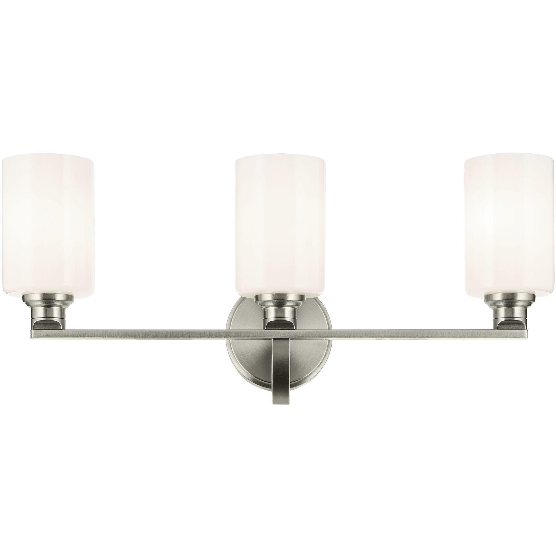 Gioe 3 Light 24.25 inch Brushed Nickel Vanity Light Wall Light