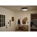 Bretta 3 Light 17.75 inch Black Flush Mount Ceiling Light