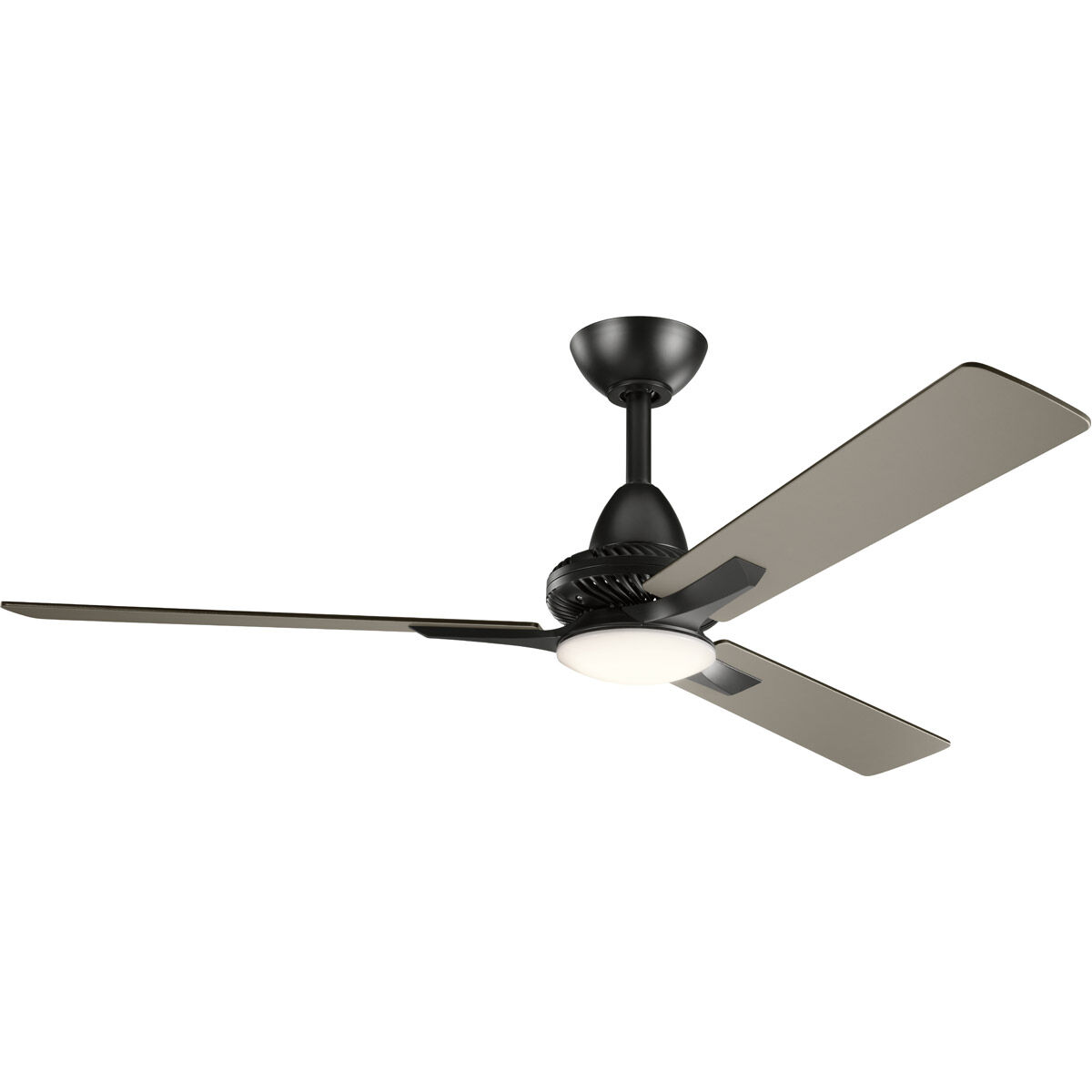 Kosmus 52 inch Satin Black with Black Blades Ceiling Fan