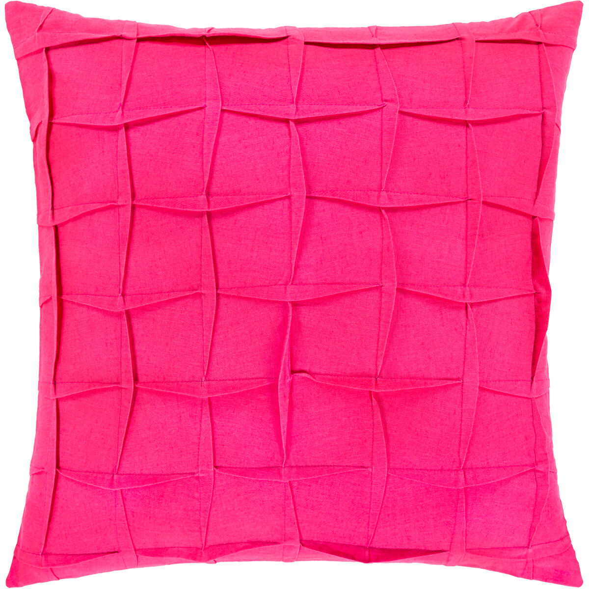 Halen 18 X 18 inch Bright Pink Pillow Cover