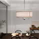 Homestead Heddle 6 Light 31 inch Anvil Iron Chandelier Ceiling Light, Heddle