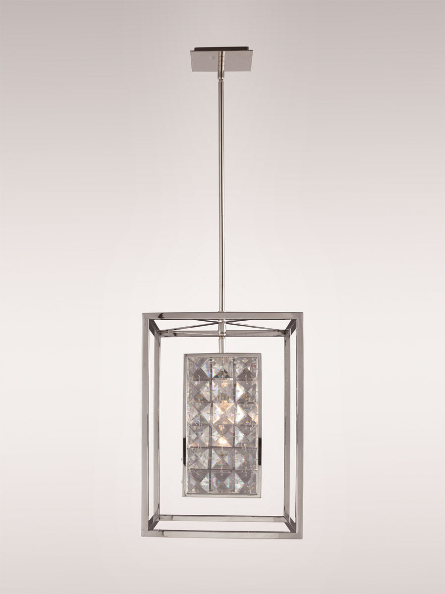 Struttura 1 Light 8 inch Stainless Steel Mini Pendant Ceiling Light