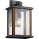 Marimount 1 Light 17 inch Black Outdoor Wall, X-Large