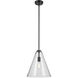 Everly 1 Light Black Pendant Ceiling Light
