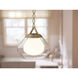 Nella 1 Light Champagne Bronze Pendant Ceiling Light