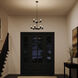 Stamos 9 Light Olde Bronze Chandelier Ceiling Light in Clear