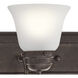 Independence 3 Light 24 inch Tannery Bronze Wall Mt Bath 3 Arm Wall Light