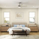 Maeve 52 inch Brushed Stainless Steel with Silver Blades Ceiling Fan