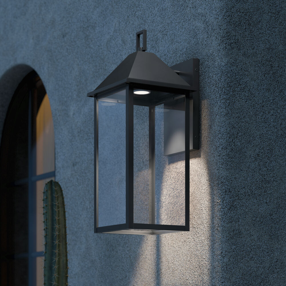 Prin 1 Light 22 inch Black Outdoor Wall Light, Large