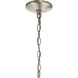 Grand Bank 4 Light 20 inch Distressed Antique Gray Outdoor Chandelier