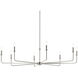 Pallas 8 Light Polished Nickel Chandelier Ceiling Light