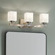 Marette 3 Light 23 inch Brushed Nickel Wall Mt Bath 3 Arm Wall Light