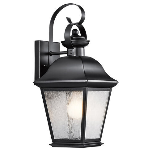 Mount Vernon 1 Light 17 inch Black Outdoor Wall in Incandescent, Medium