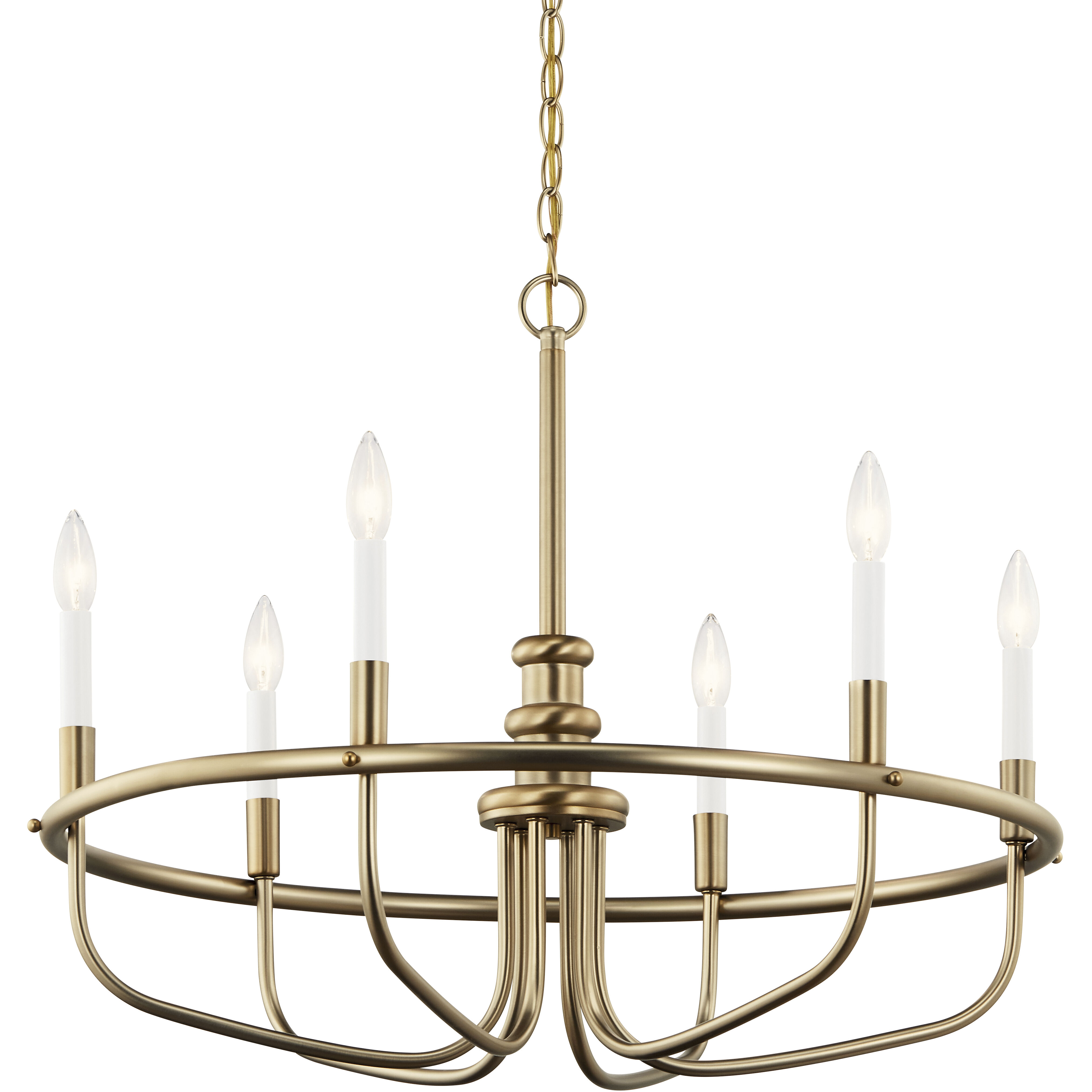 Capitol Hill 6 Light 29 inch Classic Bronze Chandelier 1 Tier Large Ceiling Light, Large