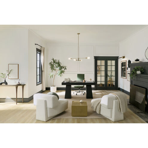 Velestino 4 Light 5.25 inch Champagne Bronze Chandelier Linear Ceiling Light