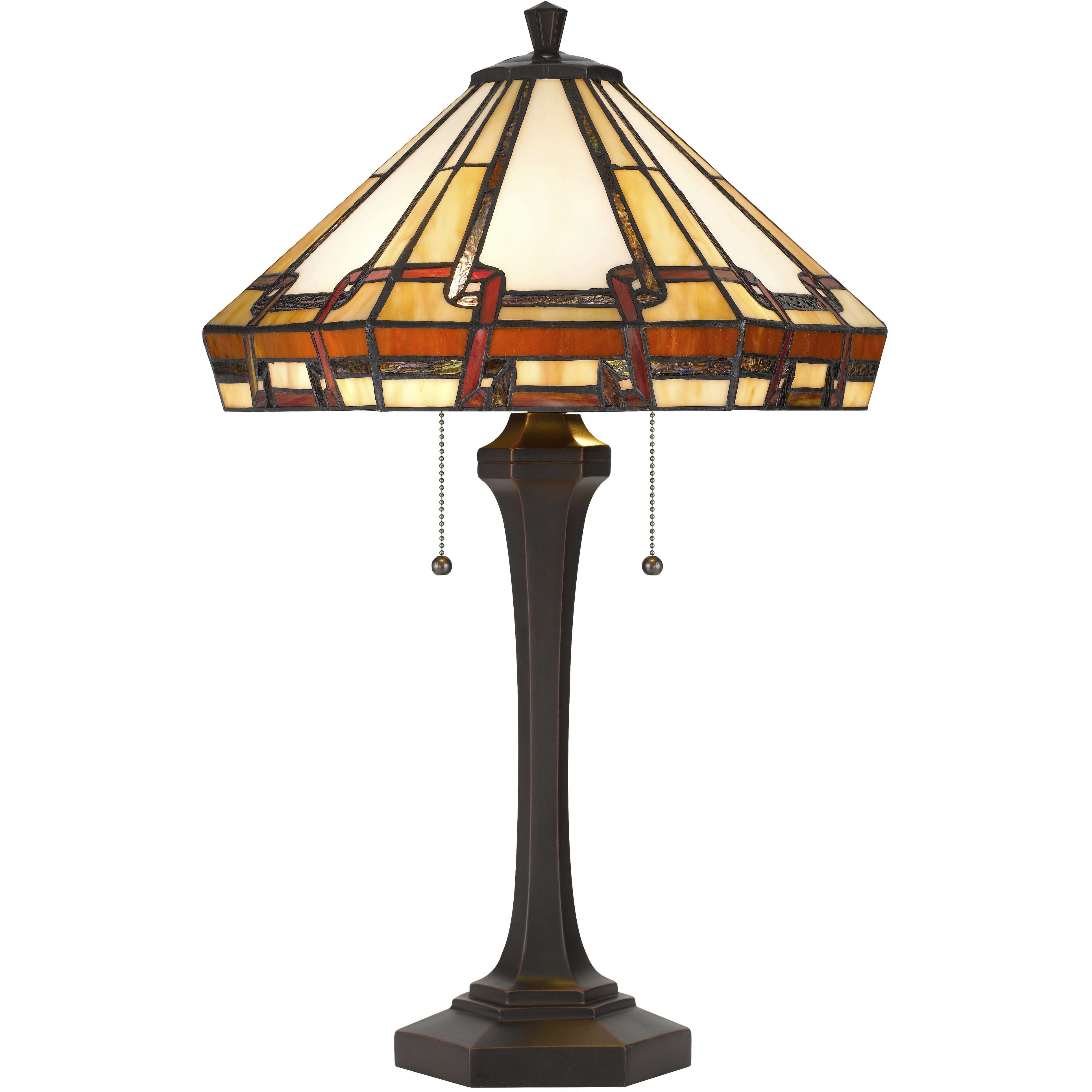 Tiffany 25 inch 60.00 watt Tiffany Table Lamp Portable Light