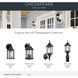 Chesapeake 1 Light 17 inch Black Outdoor Wall in Clear Beveled Glass, Medium