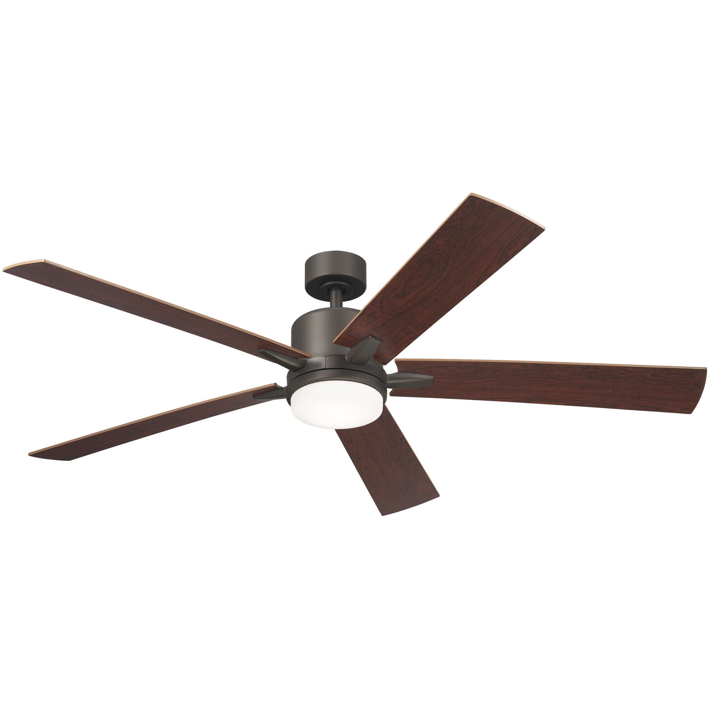 Lucian 60 inch Olde Bronze with Walnut/Cherry Blades Ceiling Fan