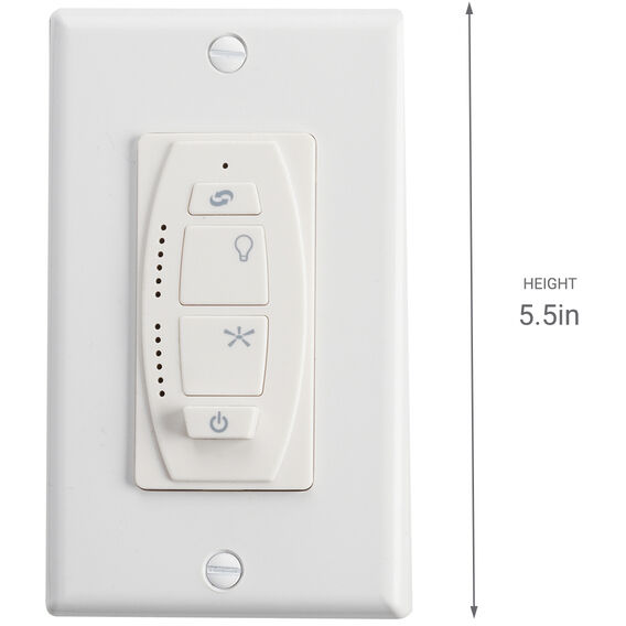 Independence White Material (Not Painted) DC Wall Transmitter