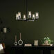 Velestino 6 Light Black Chandelier Ceiling Light