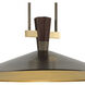 Tenon LED Lacquered Bronze Pendant Ceiling Light
