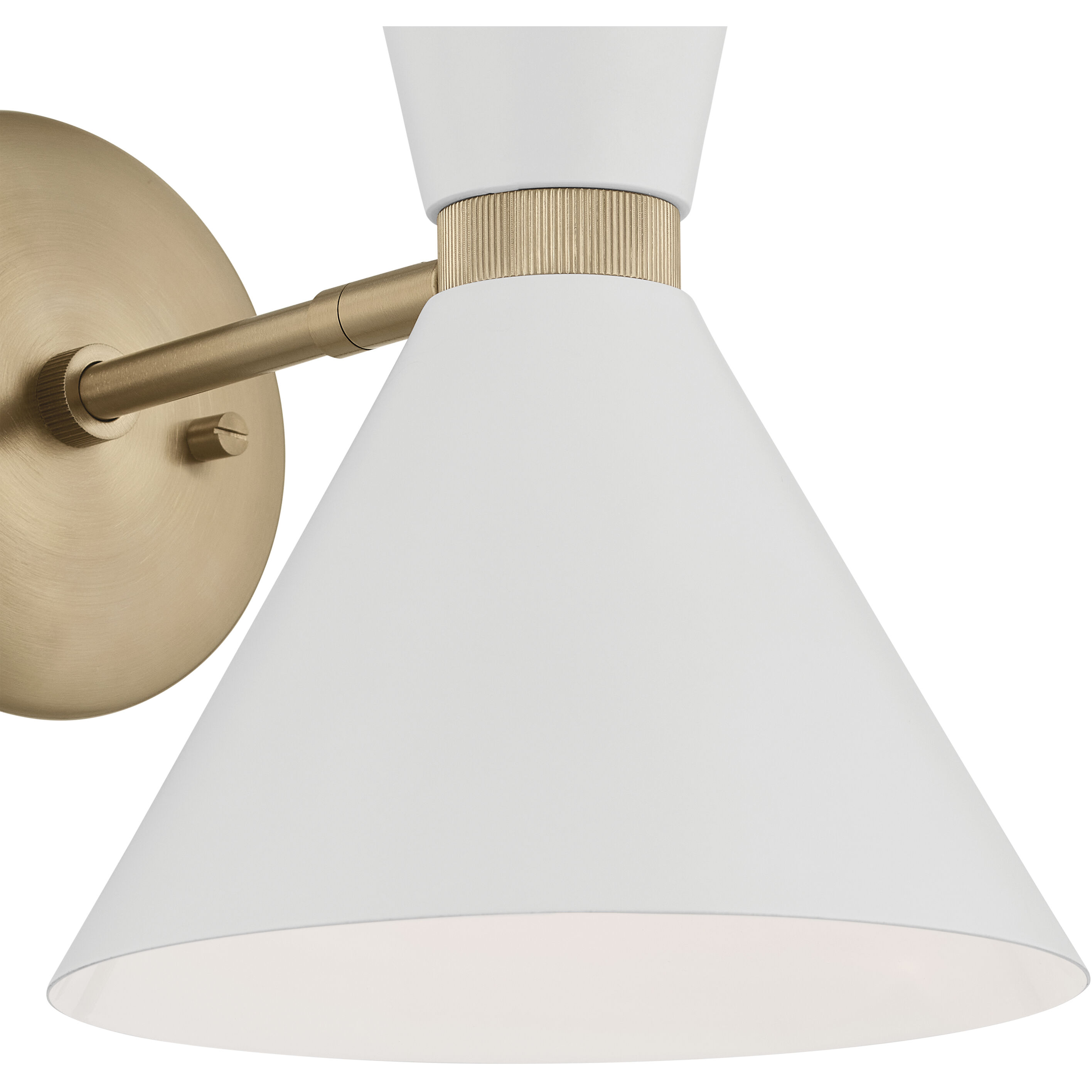 Phix LED 8.75 inch Champagne Bronze with White Wall Sconce Wall Light