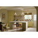 Everly 1 Light Natural Brass Pendant Ceiling Light in Clear Seeded
