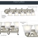 Independence 4 Light 30 inch Brushed Nickel Wall Mt Bath 4 Arm Wall Light