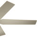 Maeve 52 inch Brushed Stainless Steel with Silver Blades Ceiling Fan
