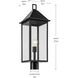 Prin 1 Light 25 inch Black Outdoor Post Lantern