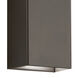 Walden LED 12 inch Architectural Bronze Outdoor Wall, Medium