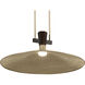 Tenon LED Champagne Bronze Pendant Ceiling Light