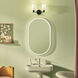 Gioe 2 Light 14.25 inch Black Vanity Light Wall Light